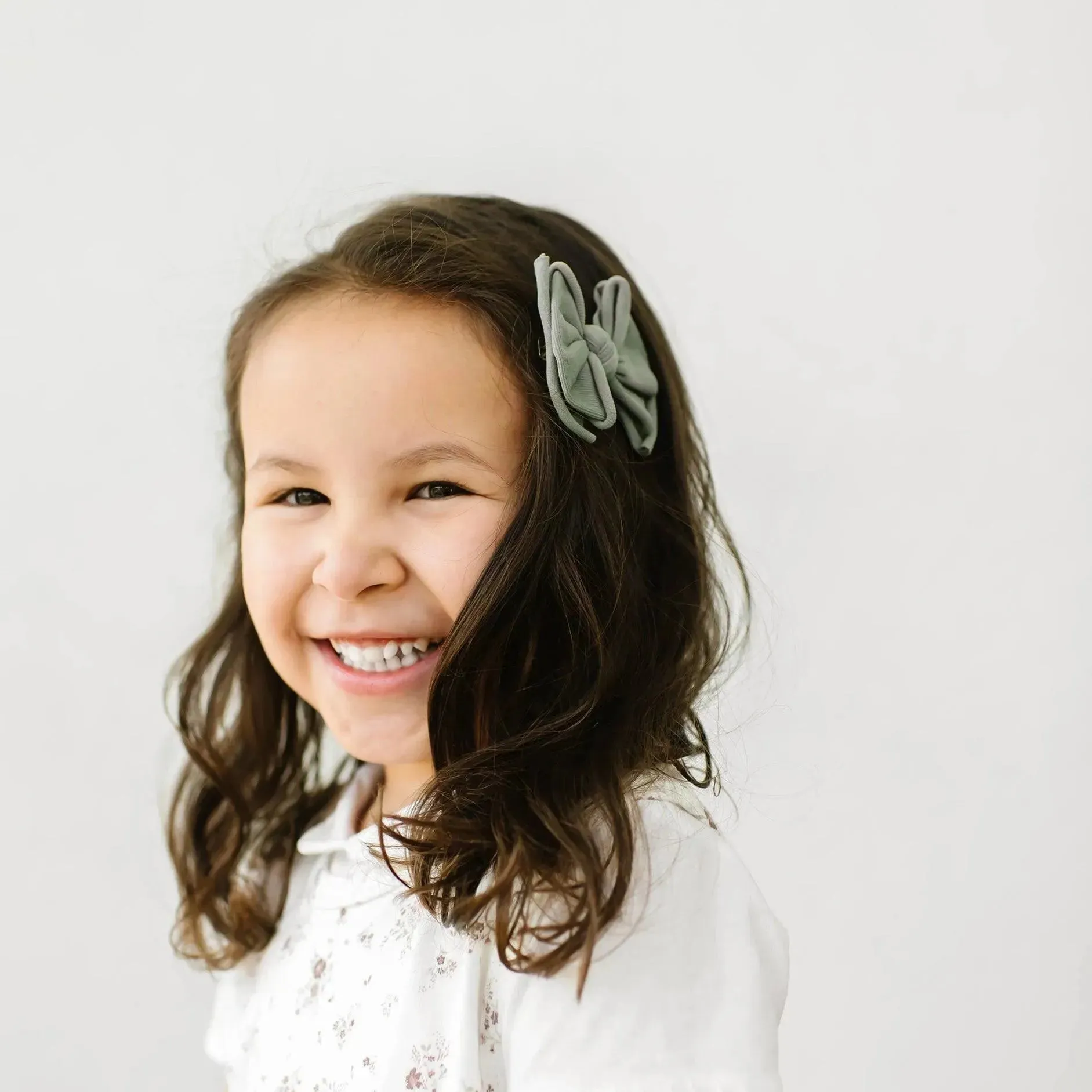2PK BABY FAB CLIPS: sage - Image 2