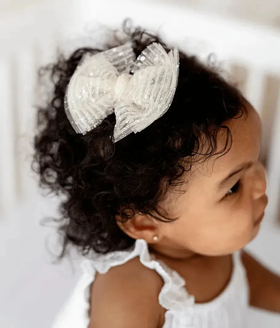 2PK TULLE BABY FAB CLIPS: princess ivory - Image 2