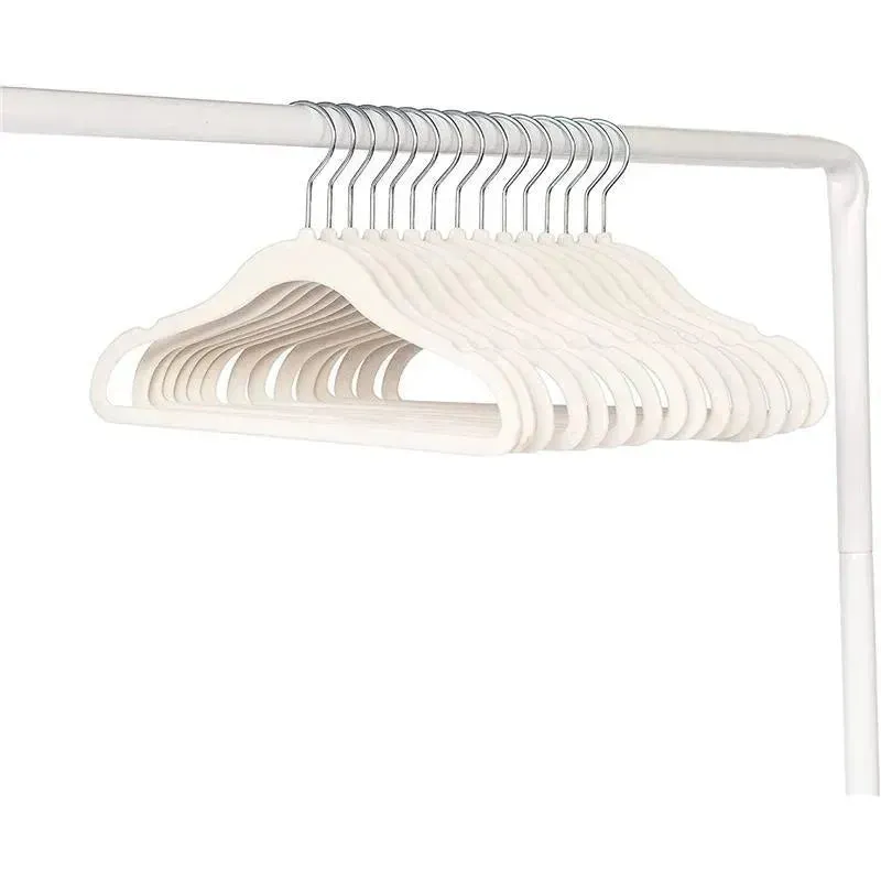 3 Sprouts - 15Pk Baby Velvet Hangers, Cream - Image 3