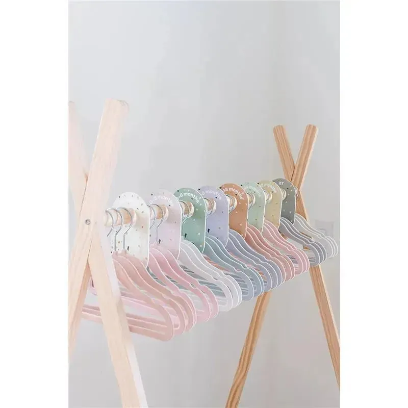 3 Sprouts - 15Pk Baby Velvet Hangers, Cream - Image 4
