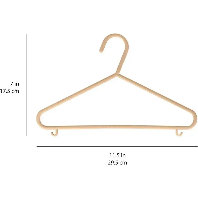3 Sprouts - 15Pk Baby Wheat Straw Hangers, Speckled Brown - Image 3