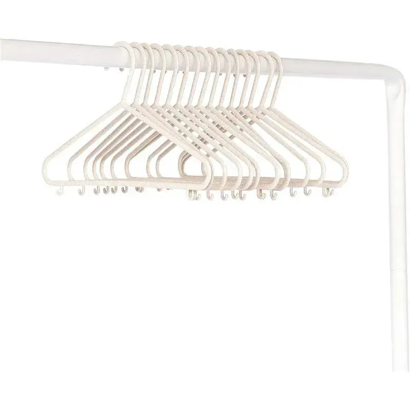 3 Sprouts - 15Pk Baby Wheat Straw Hangers, Speckled Cream - Image 2