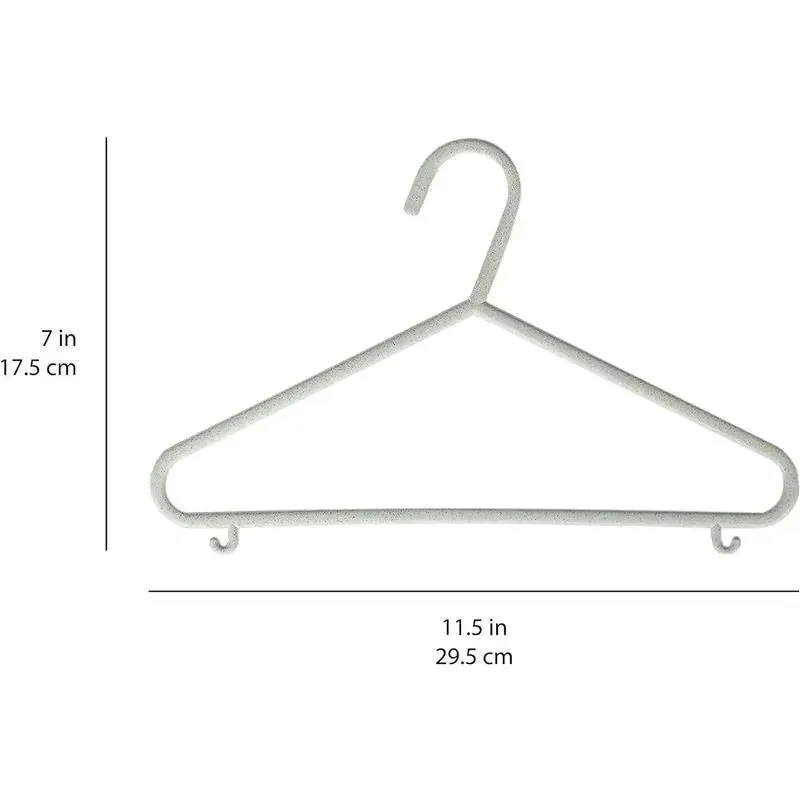 3 Sprouts - 15Pk Baby Wheat Straw Hangers, Speckled Green - Image 3