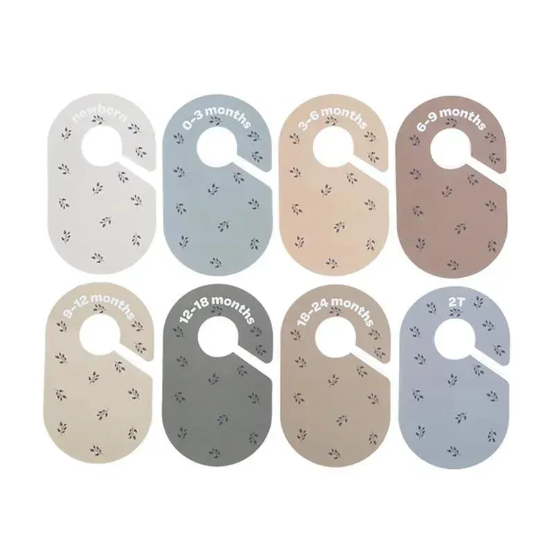3 Sprouts - Baby and Toddler Hanger Closet Dividers, Set of 8, Blueberry - Image 4