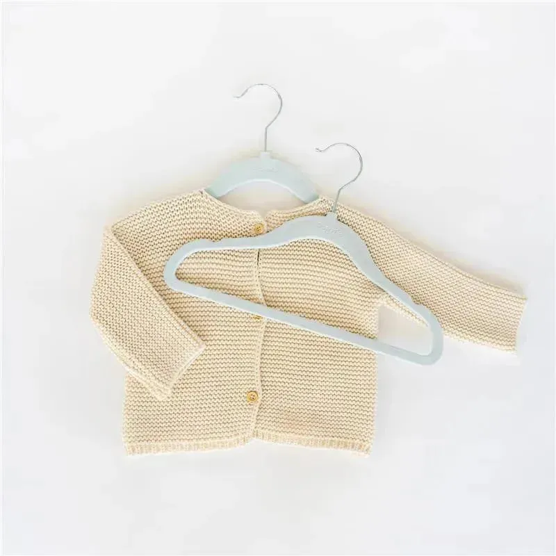 3 Sprouts - Velvet Baby Hangers, Non-Slip, Durable, Pack of 15, Blue - Image 7