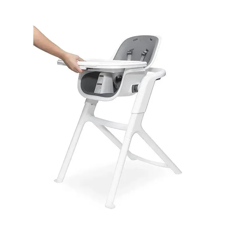 4 Moms - Connect High Chair, White/Gray - Image 3