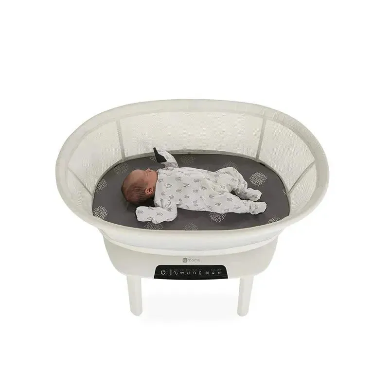 4 Moms - Mamaroo Sleep Cotton Bassinet Sheet, Grey - Image 3