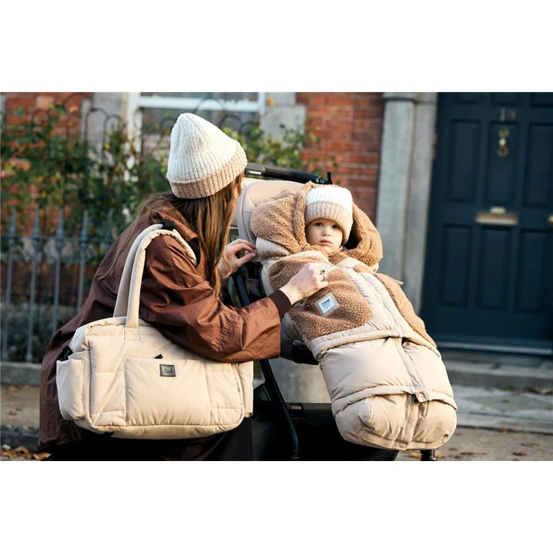 7AM - Soho Diaper Bag Carryall - Oat - Image 8