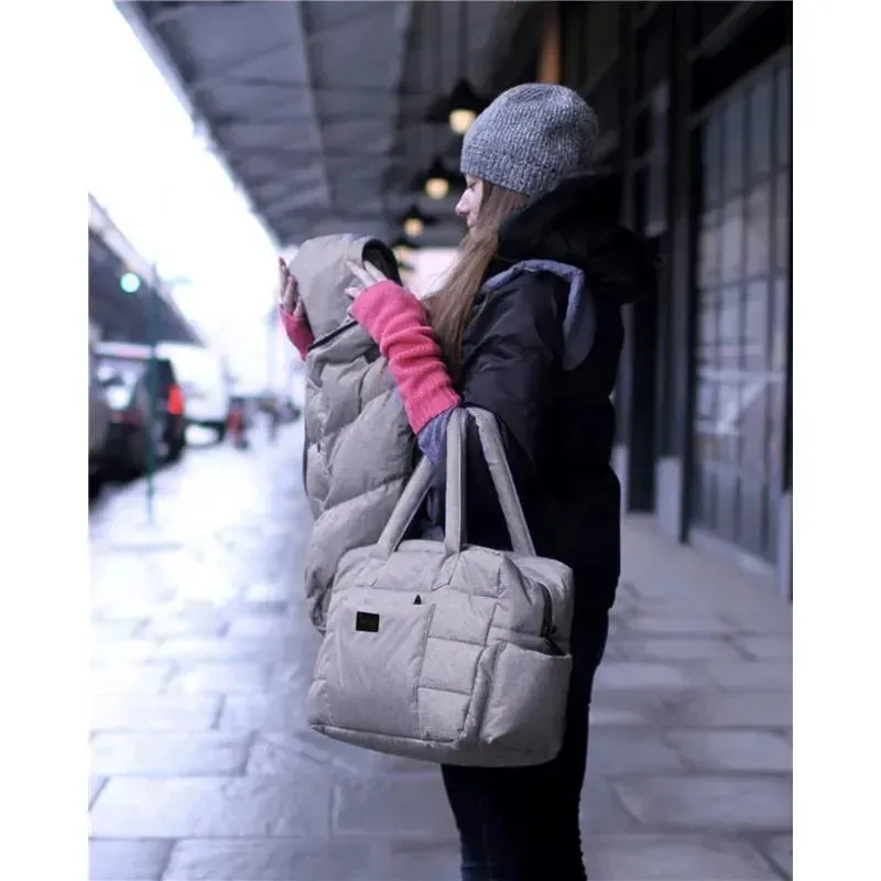 7Am - Soho Everyday Diaper Bag Duffle Heather Grey - Image 5