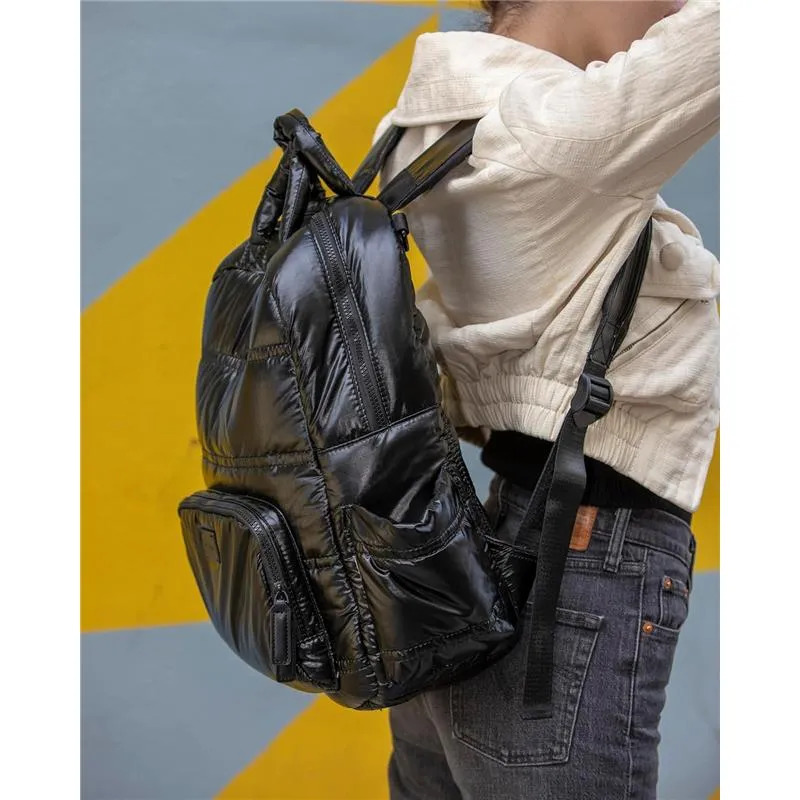 7AM Voyage - Diaper Bag Backpack, Black Polar - Image 5