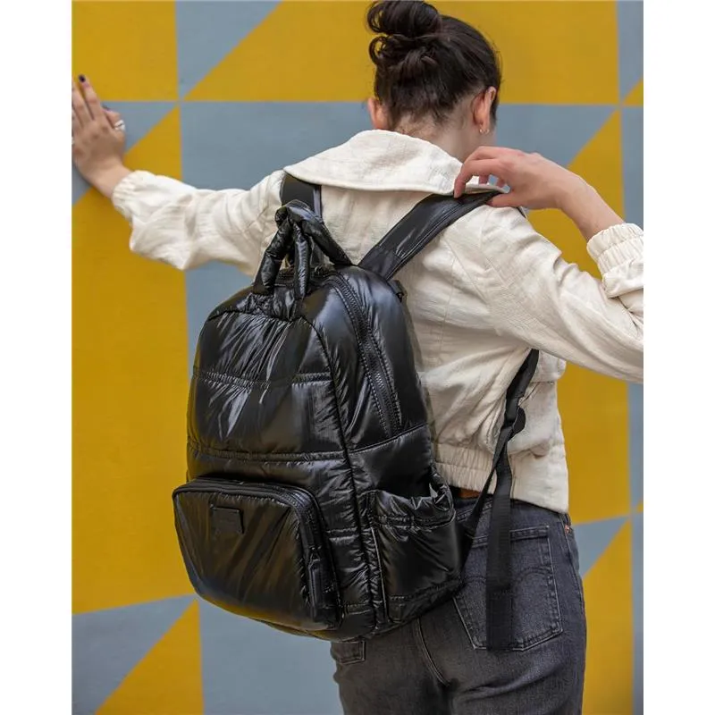 7AM Voyage - Diaper Bag Backpack, Black Polar - Image 6