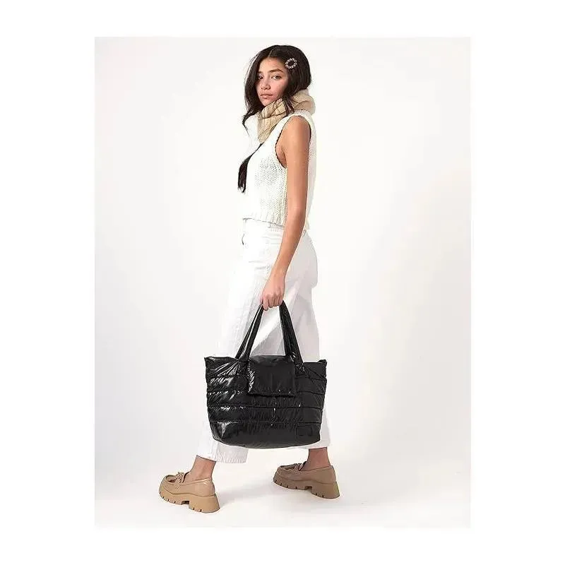 7AM Voyage - Waterproof Capri Diaper Bag with Crossbody Straps Black Polar - Image 4