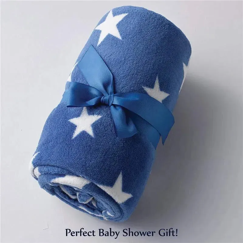 A.D. Sutton - Baby Essentials Plush Blanket, Dino Blue - Image 3