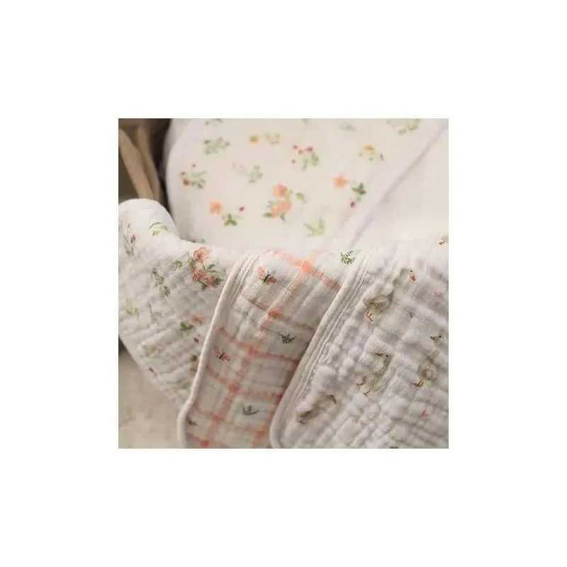Aden + Anais - 3Pk Essentials Classic Washcloth Set, Country Floral - Image 4