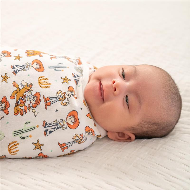 Aden + Anais - 3Pk Essentials Easy Swaddle Wrap Quick Change with Bottom Zipper, Toy Story - Image 3