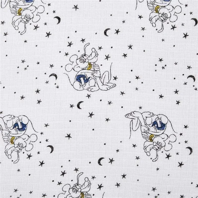 Aden + Anais - 4 Pk Muslin Swaddles, Mickey Stargazer - Image 3