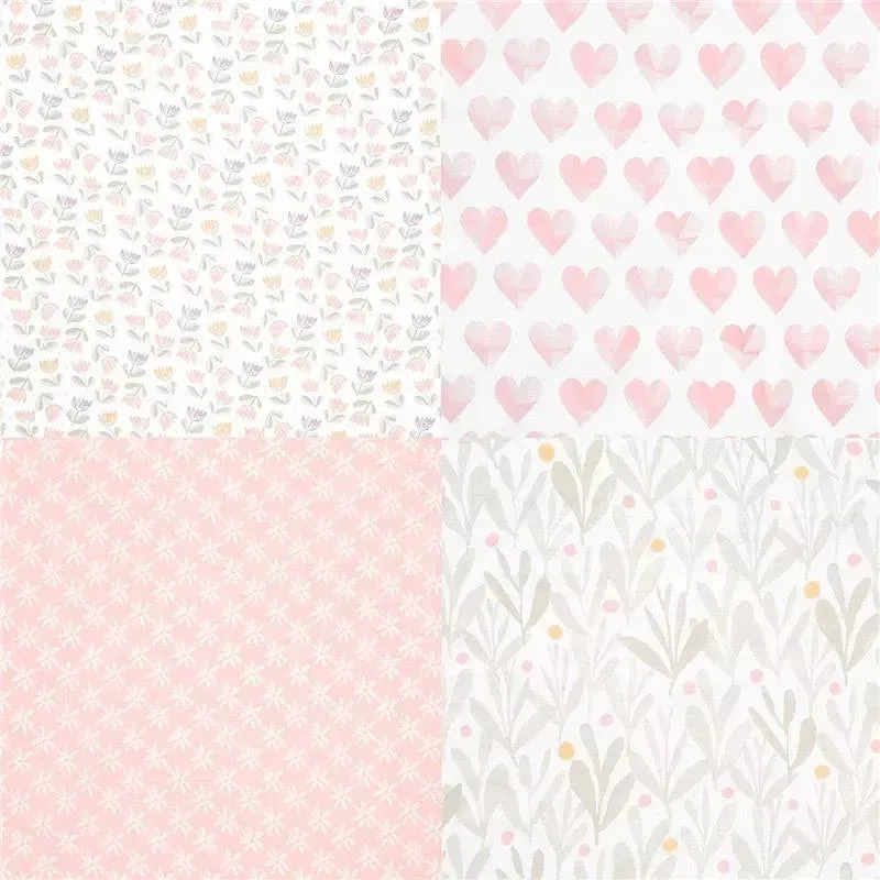 Aden + Anais - 4 Pk Muslin Swaddles, Piece of My Heart - Image 2
