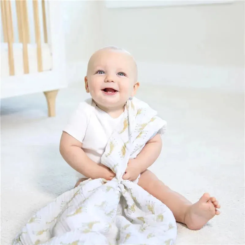 Aden + Anais - 4Pk Cotton Muslin Swaddle, Natural History - Image 4