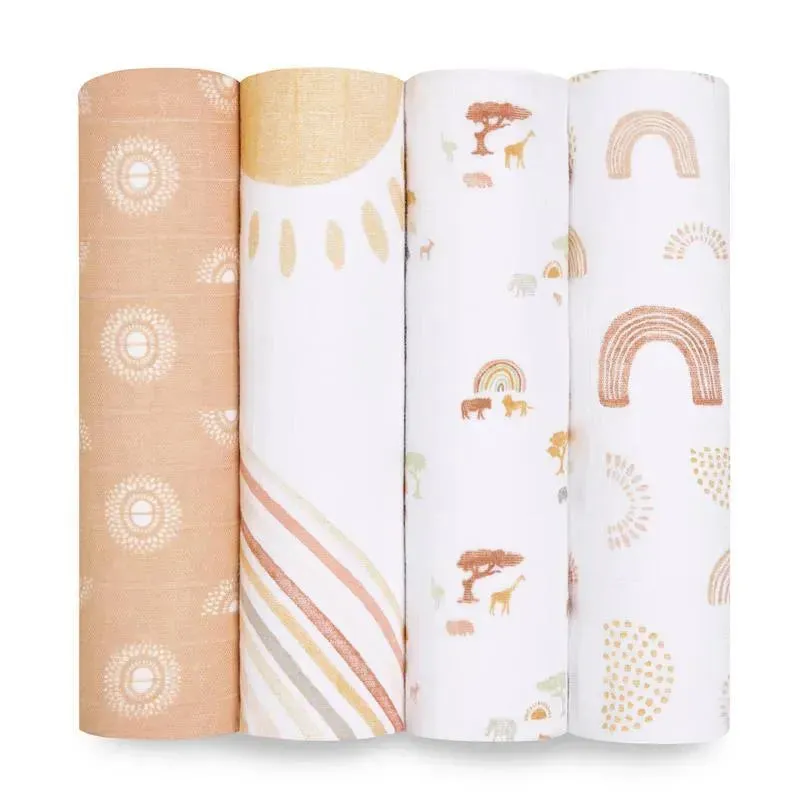Aden + Anais - 4Pk Keep Rising Swaddles