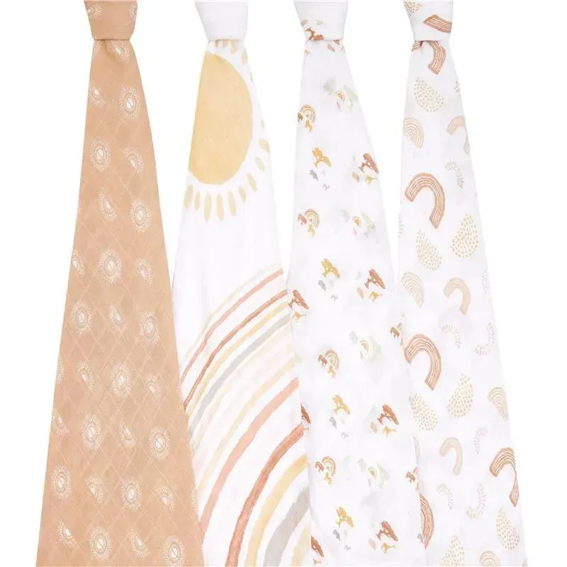 Aden + Anais - 4Pk Keep Rising Swaddles - Image 2