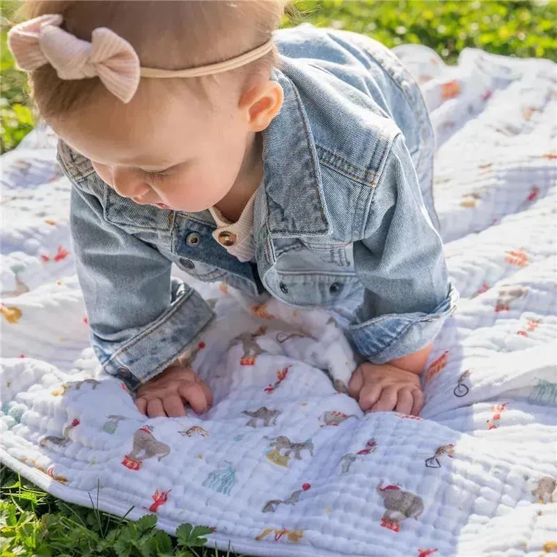 Aden + Anais - Essential Elephant Circus Baby Blanket - Image 4