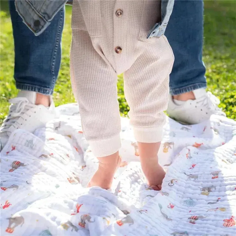 Aden + Anais - Essential Elephant Circus Baby Blanket - Image 5