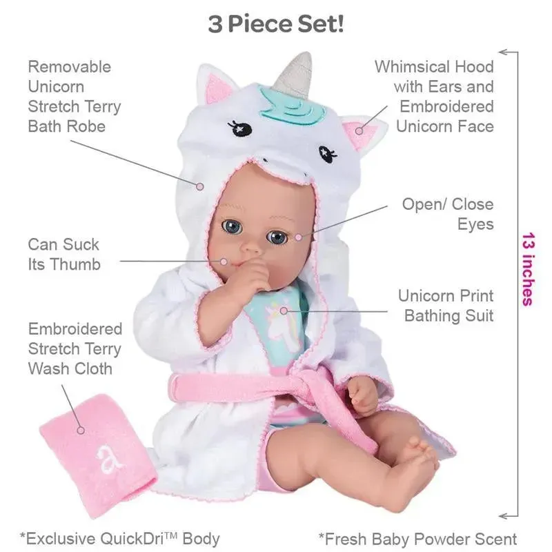 Adora BathTime Baby, Unicorn - Image 3