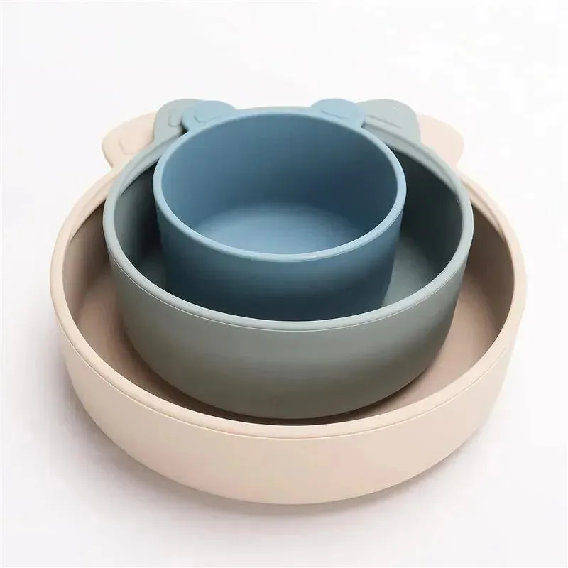 Ali + Oli - 3Pk Stackable Snack Bowl Set, Blue Horizon - Image 2