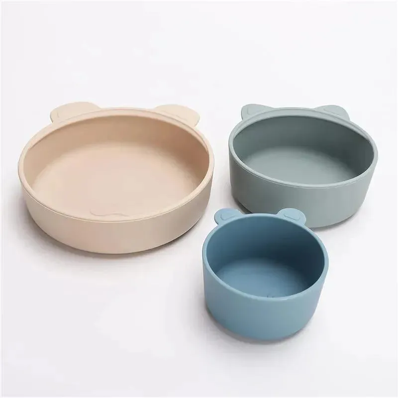 Ali + Oli - 3Pk Stackable Snack Bowl Set, Blue Horizon - Image 3