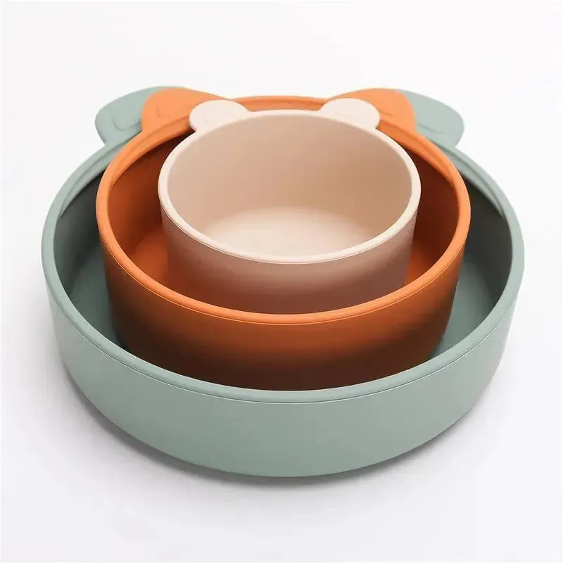 Ali + Oli - 3Pk Stackable Snack Bowl Set, Citrus Splash - Image 2