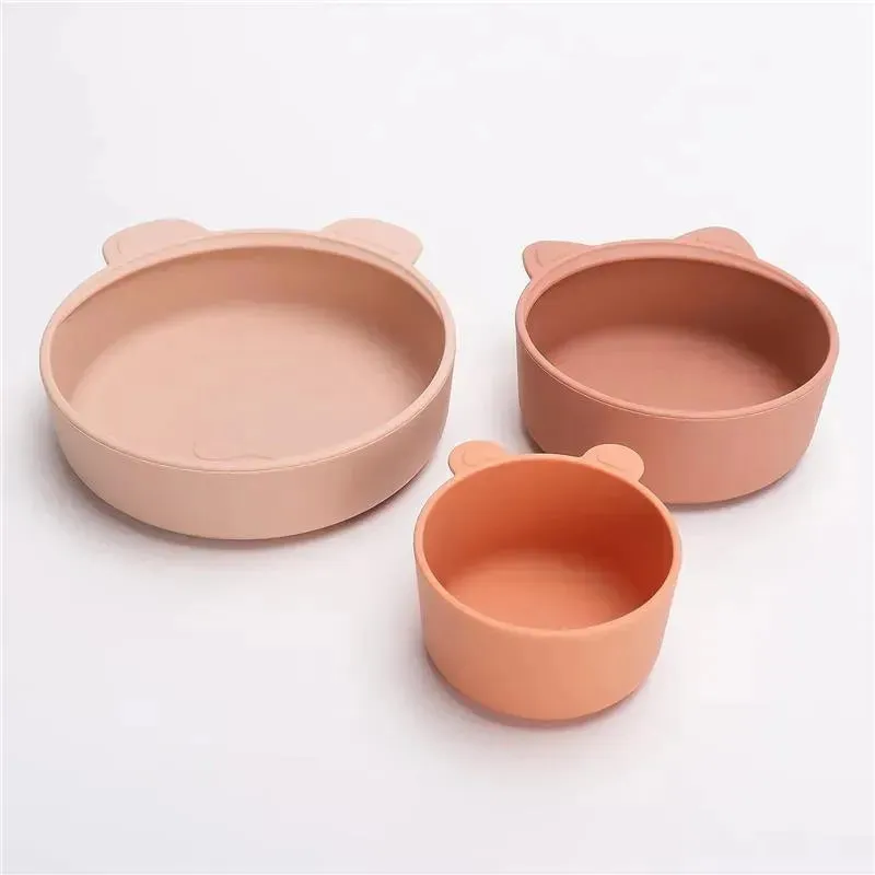 Ali + Oli - 3Pk Stackable Snack Bowl Set, Terracotta Blush - Image 3
