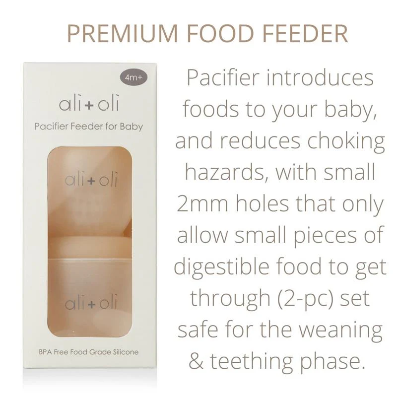 Ali + Oli - Food & Fruit Feeder Pacifier, 2 pc - Image 2