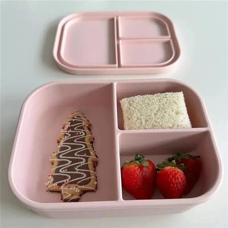 Ali + Oli - Leakproof Silicone Bento Box, Blush - Image 7