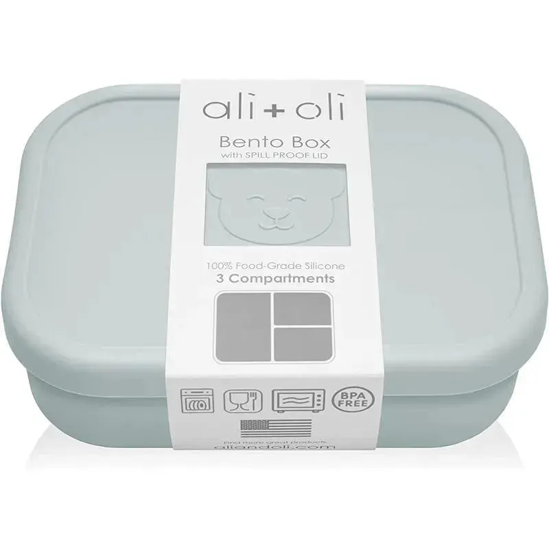Ali + Oli - Leakproof Silicone Bento Box, Dream Blue
