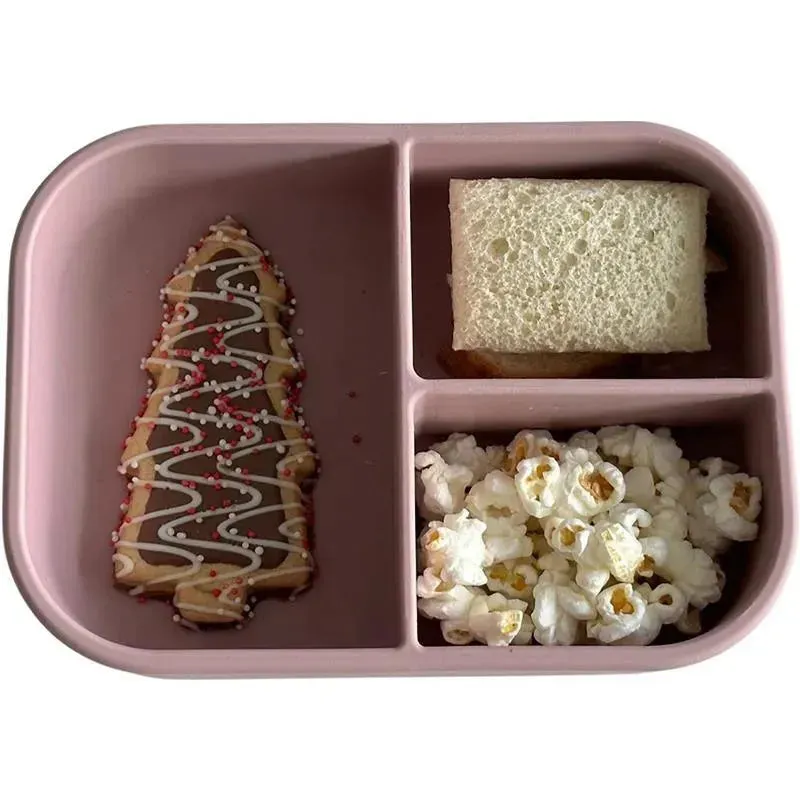 Ali + Oli - Leakproof Silicone Bento Box, Rose - Image 3