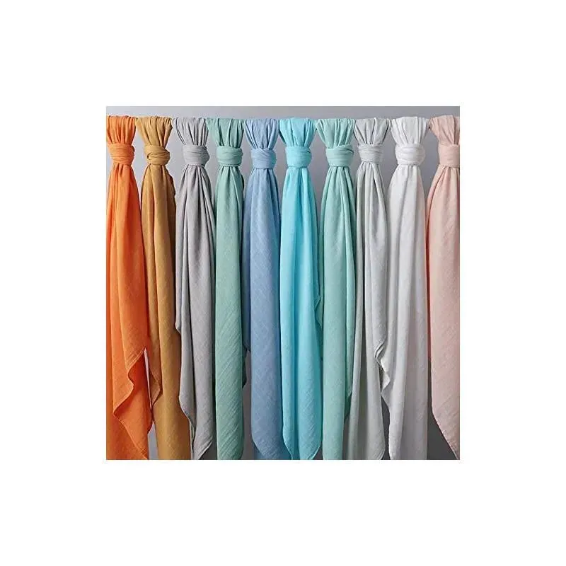 Ali + Oli Muslin Swaddle Blanket (Soft Pink) - Image 6