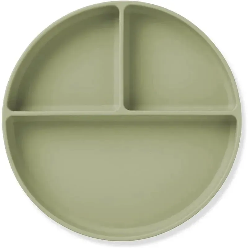 Ali+Oli - Silicone Suction Plate, Sage