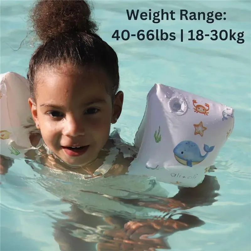 Ali + Oli - Swim Arm Band Wings Inflatable Float (Undersea) - Image 2