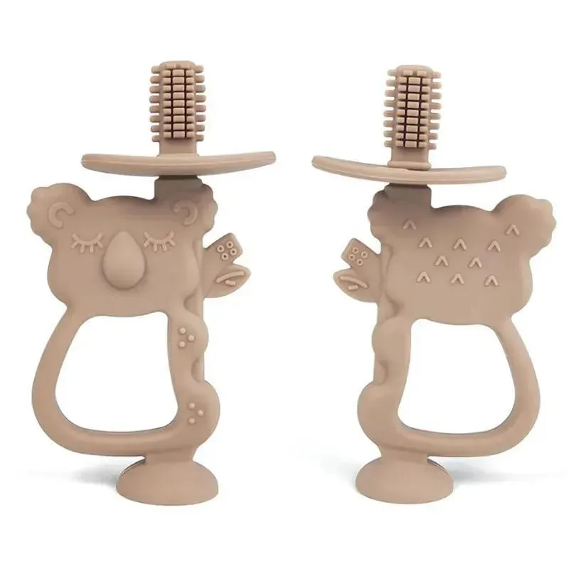 Ali + Oli - Training Toothbrush Oral Care Koala, Taupe - Image 2
