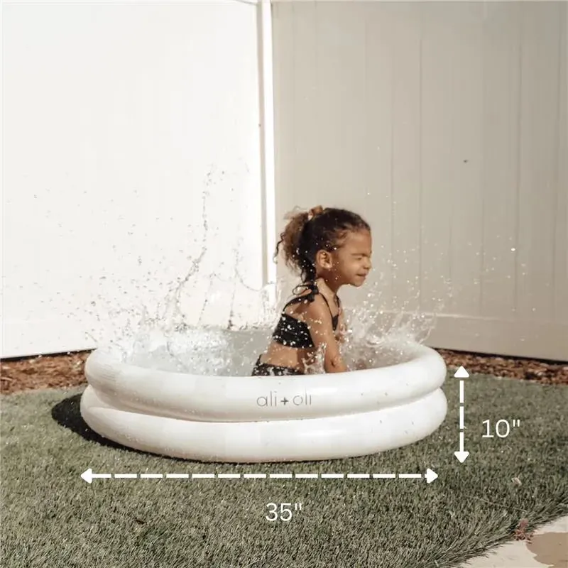 Ali + Oli - Two Rings Small Kids Inflatable Pool 35 In (Checkers) - Image 2