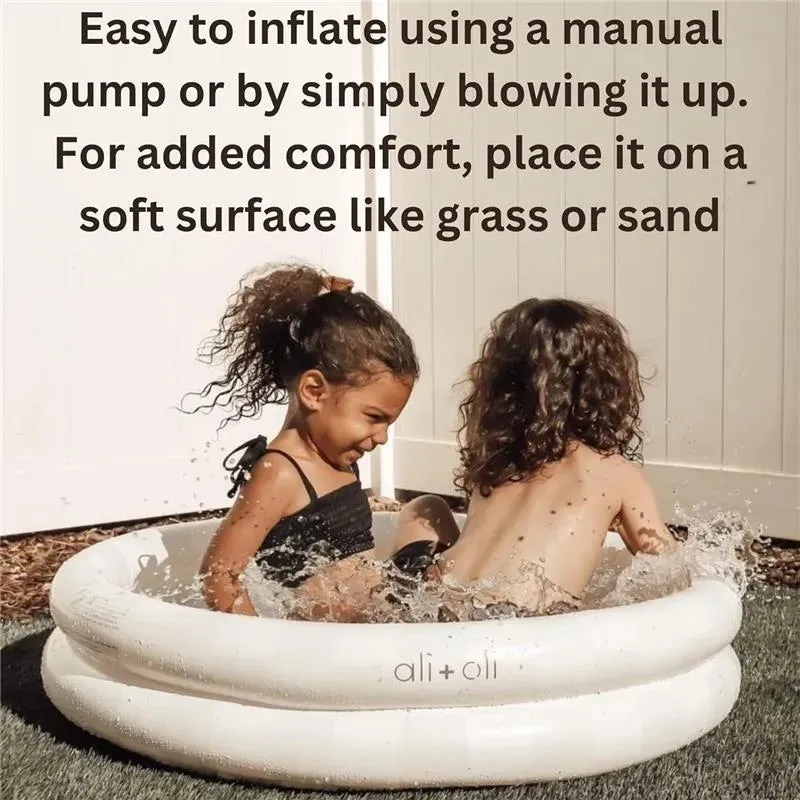 Ali + Oli - Two Rings Small Kids Inflatable Pool 35 In (Checkers) - Image 5