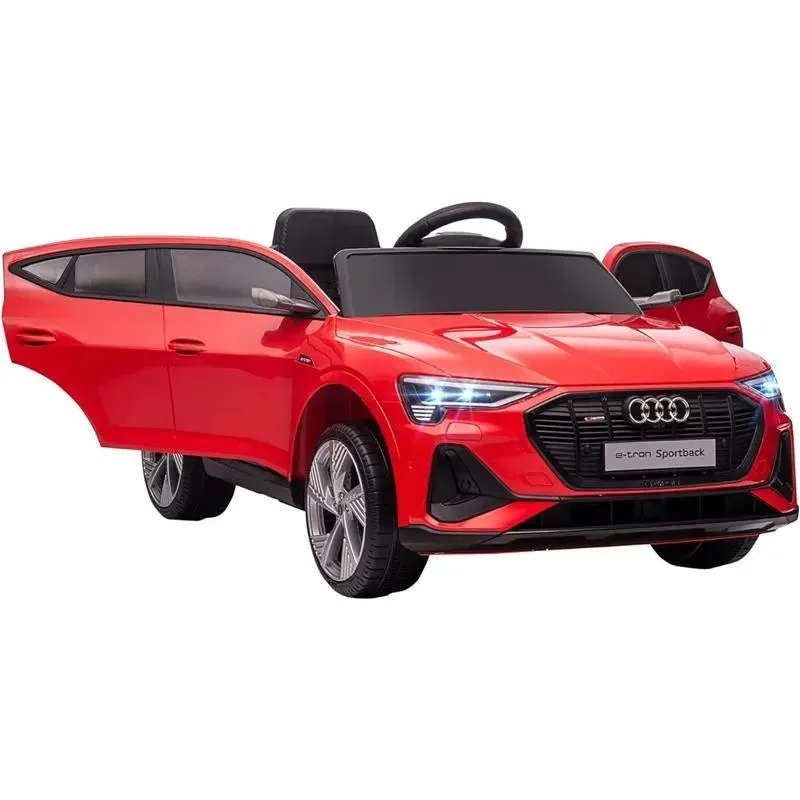 Aosom - Kids Audi Car Battery Powered Ride On Toy with Remote Control, Red