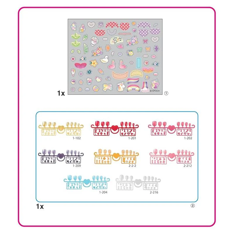 Aquabeads - Hearts & Ribbons Nail Refill Kit - Image 6