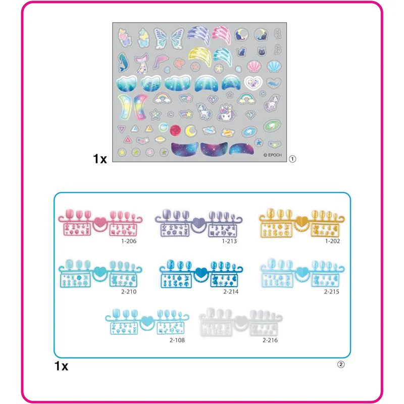 Aquabeads - Stars & Unicorn Nail Refill Kit - Image 4