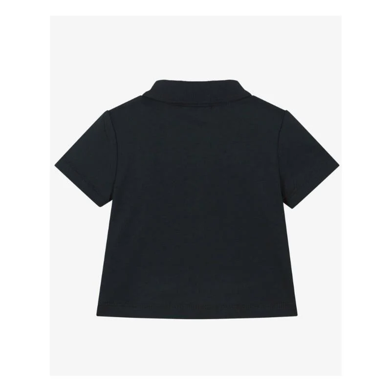 Armani Baby - Baby Boy Print Pocket Short Sleeve Polo Navy - Image 2