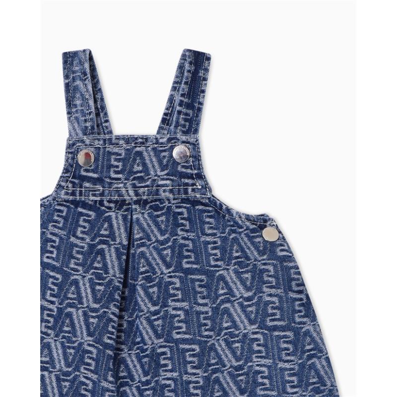 Armani Baby - Baby Girl Denim Dress Denim - Image 2
