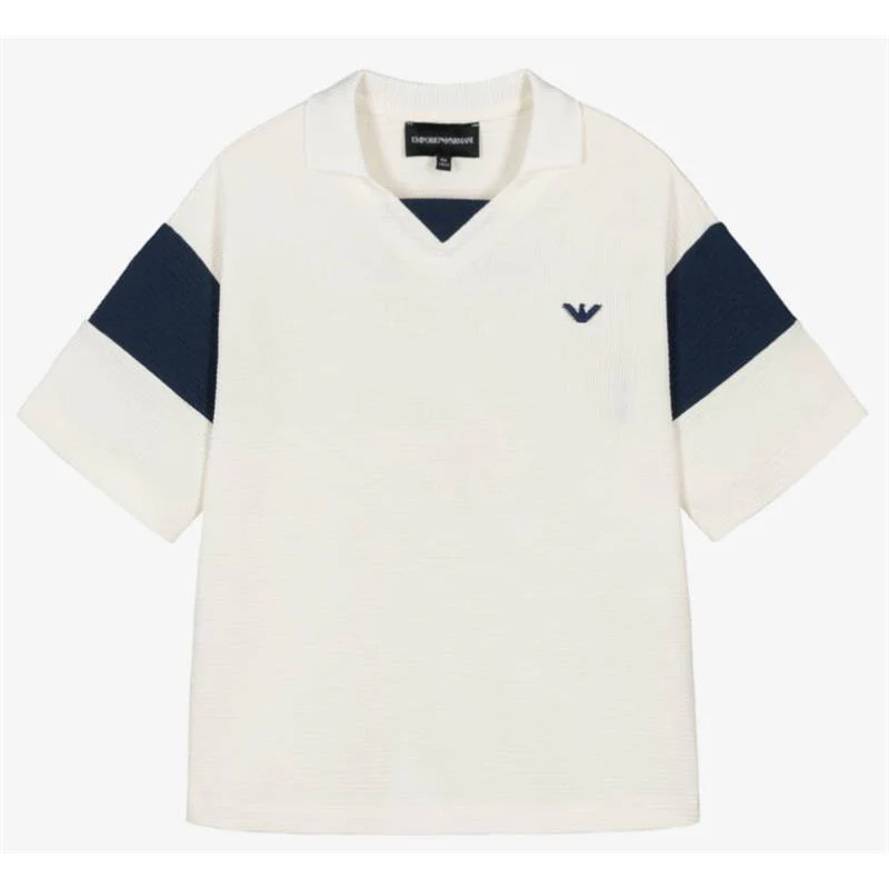 Armani Baby Boys Polo Shirt White