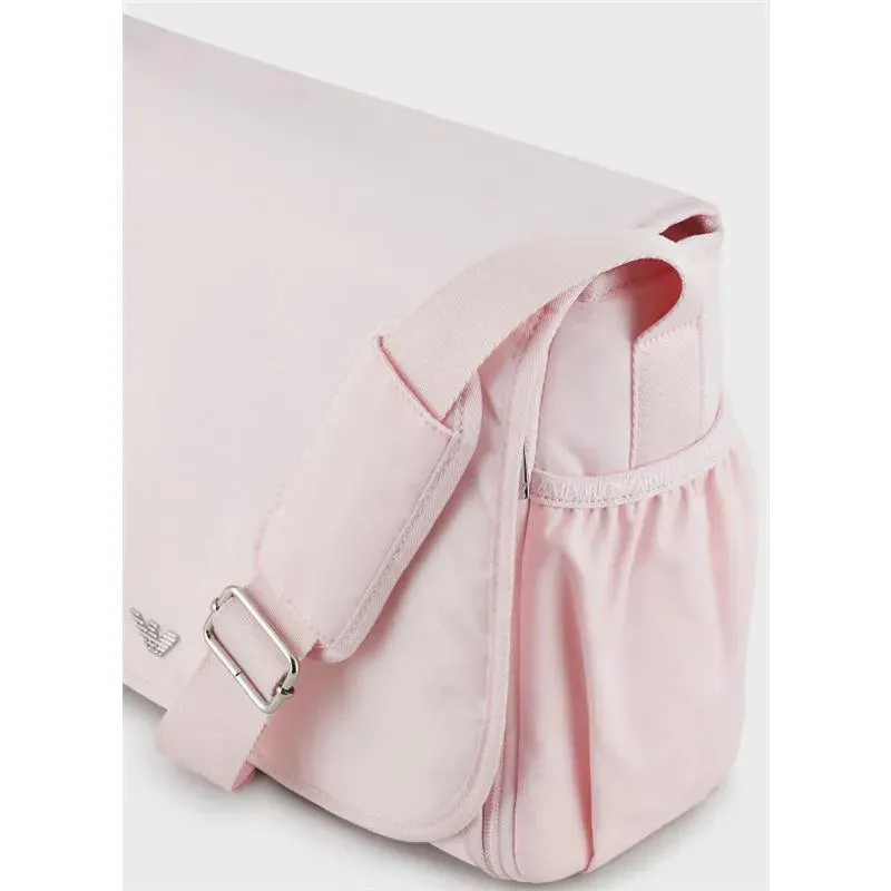 Armani Baby - Mummy Bag Set with Eagle Plate, Pink - Image 4