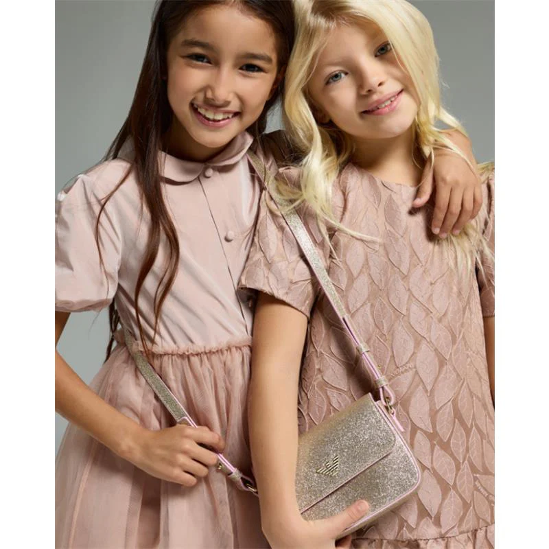 Armani Baby - Girl Printed Dress With Frill Pink - Image 4
