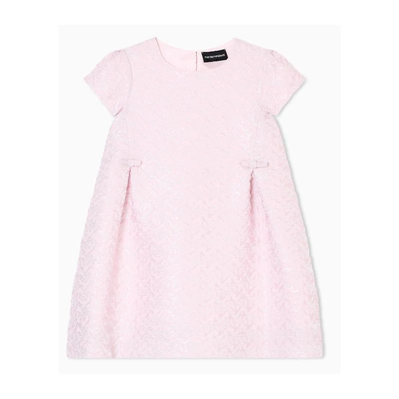 Armani Baby - Girl Short Sleeve Dress With Bows Pink